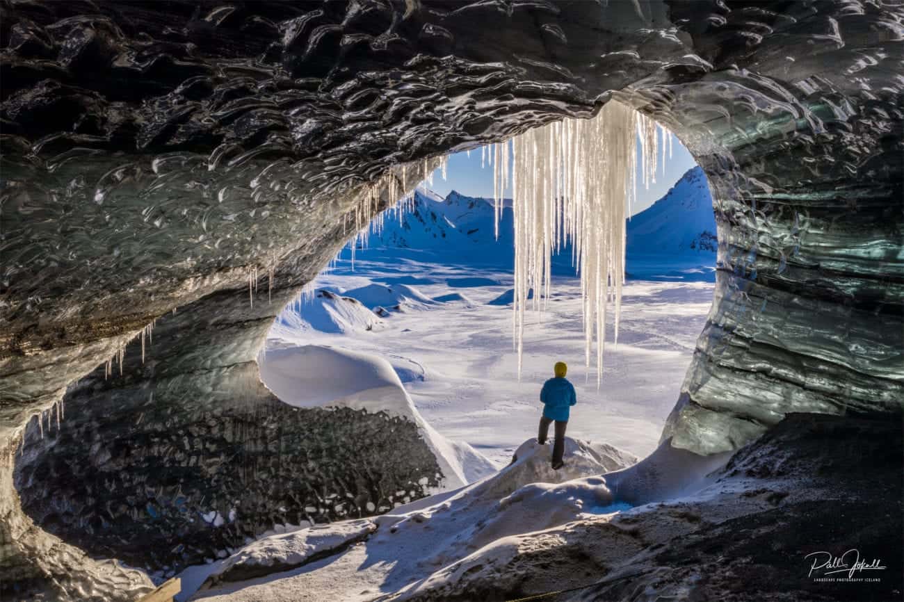 Ice cave in Myrdalsjokull