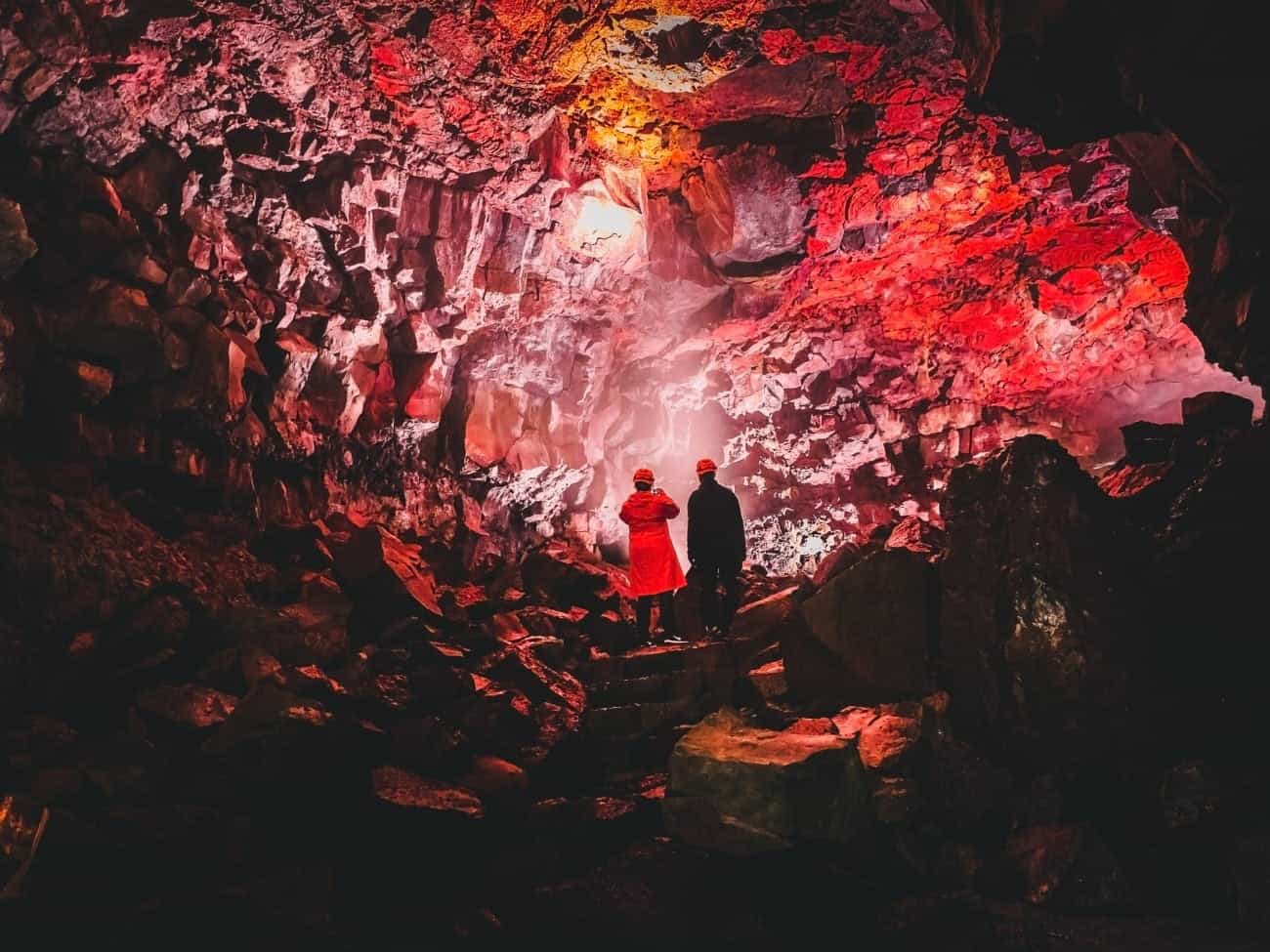 Lava cave Iceland